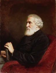 Porträt von Iwan Sergejewitsch Turgenew, 1872